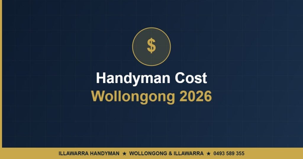 Handyman Cost Wollongong 2026 - Illawarra Handyman