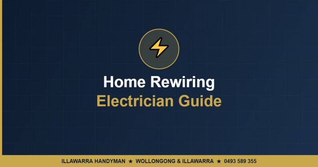 Home Rewiring Electrician Guide - Illawarra Handyman